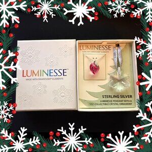 STERLING SILVER AND SWAROVSKI CRYSTAL Pendant & Ornament- 2011 Edition